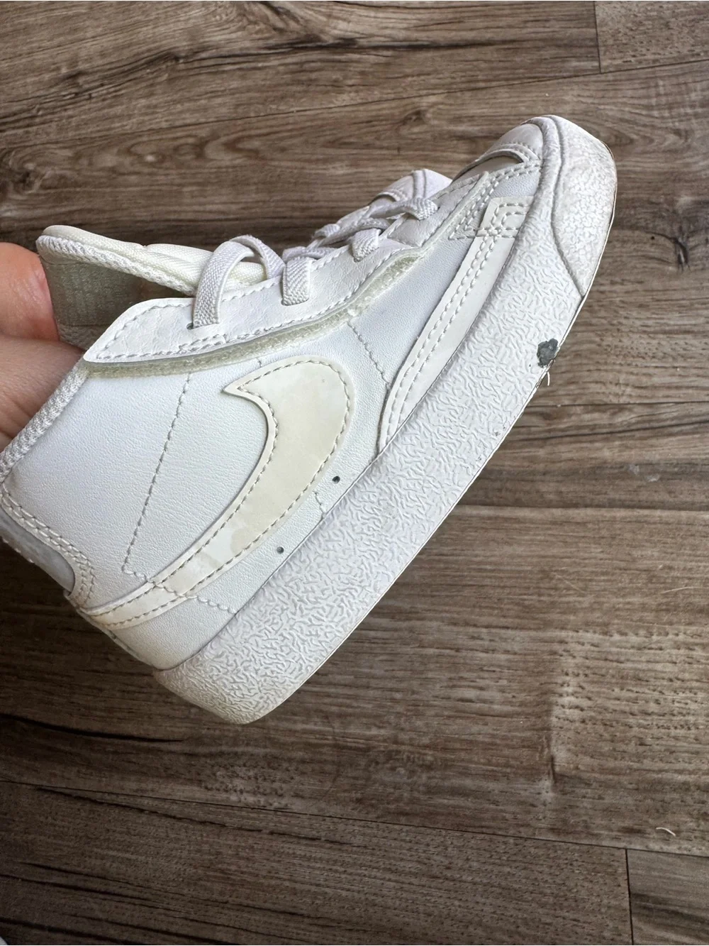 Nike toddler blazer sneakers white size 9